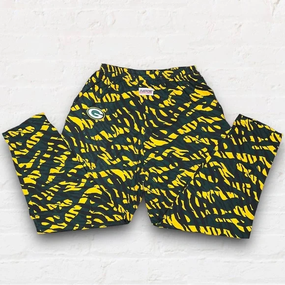 NIXZ Pants Vintage 9s Green Bay Packer Zubaz Style Pants